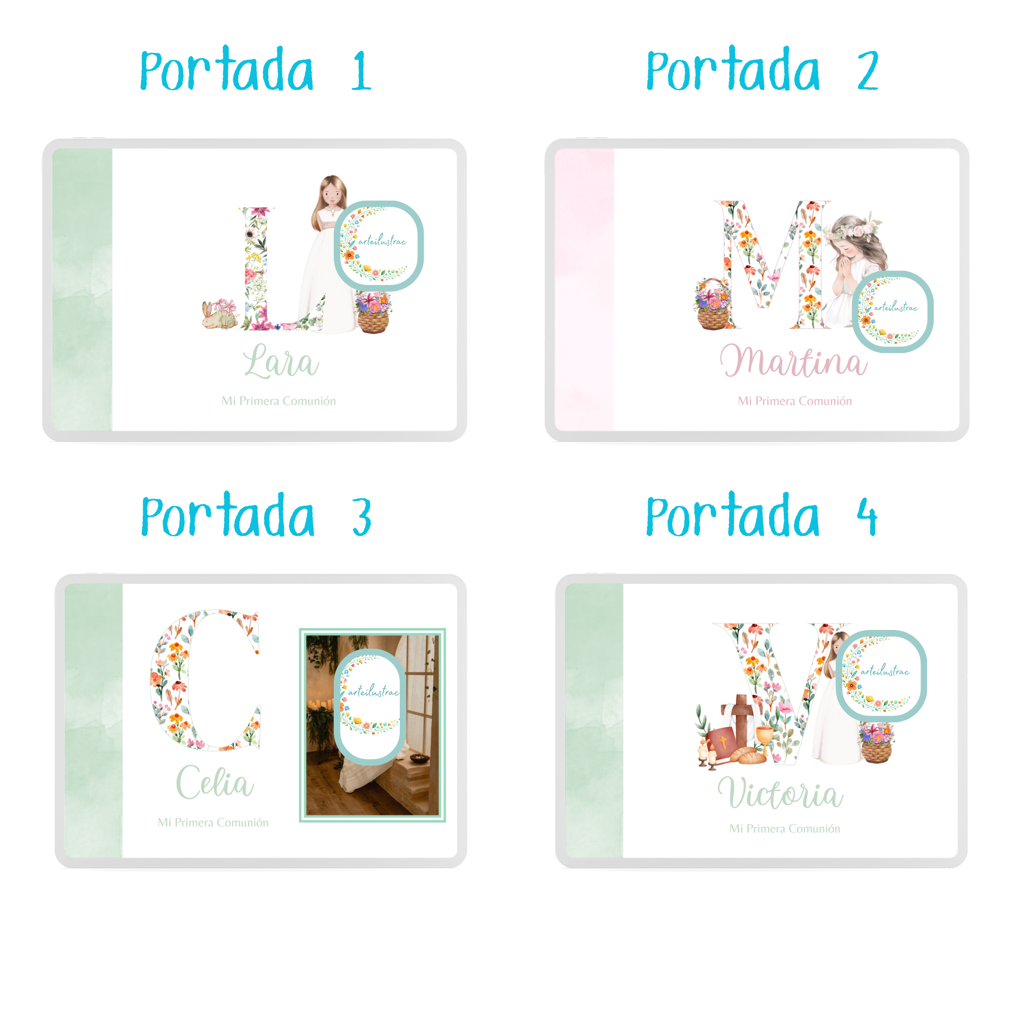 Colección "Inicial Floral" - Imagen 3