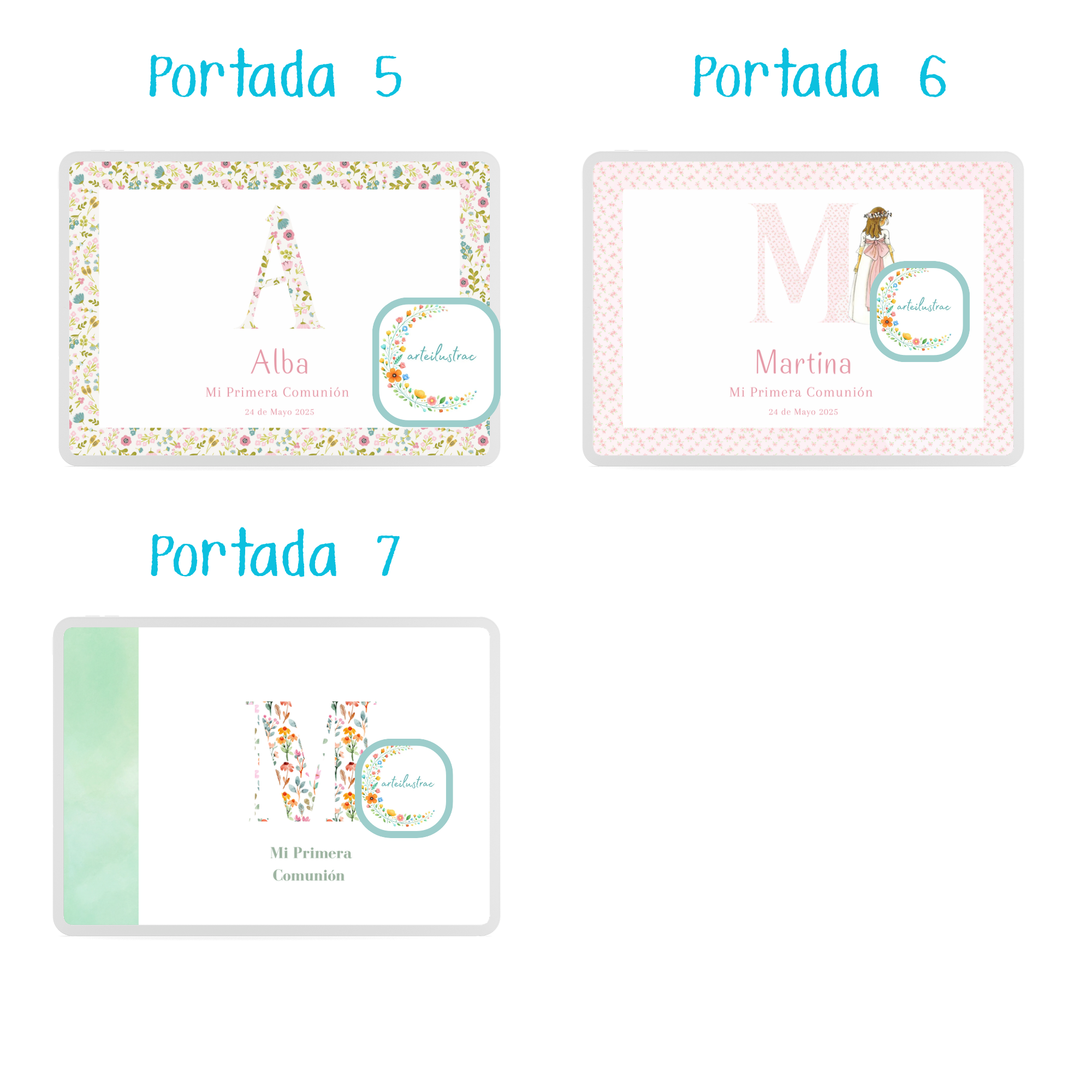 Colección "Inicial Floral" - Imagen 4