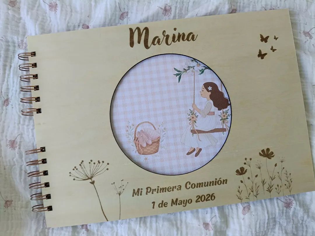 Libro de firmas con portada con círculo centrado - Imagen 2