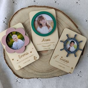Recordatorio madera imán
