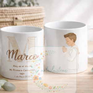 Taza personalizada comunión