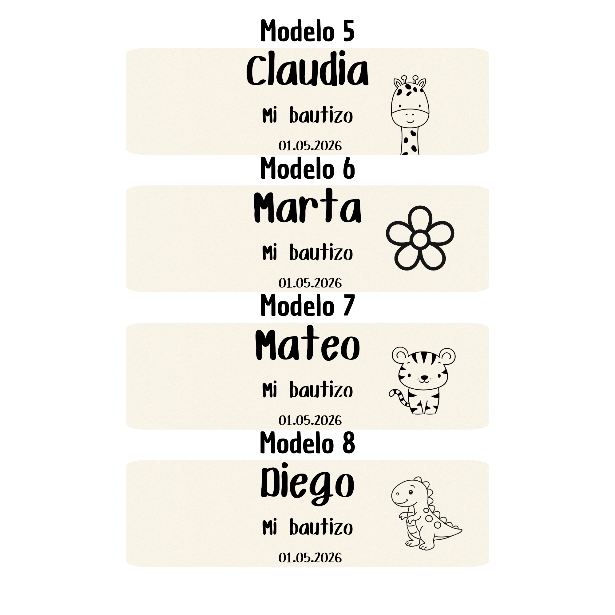 Dominó grabado - Imagen 4
