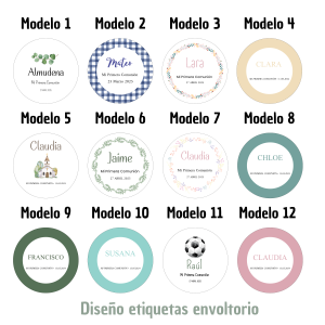 Etiqueta/pegatina comunión