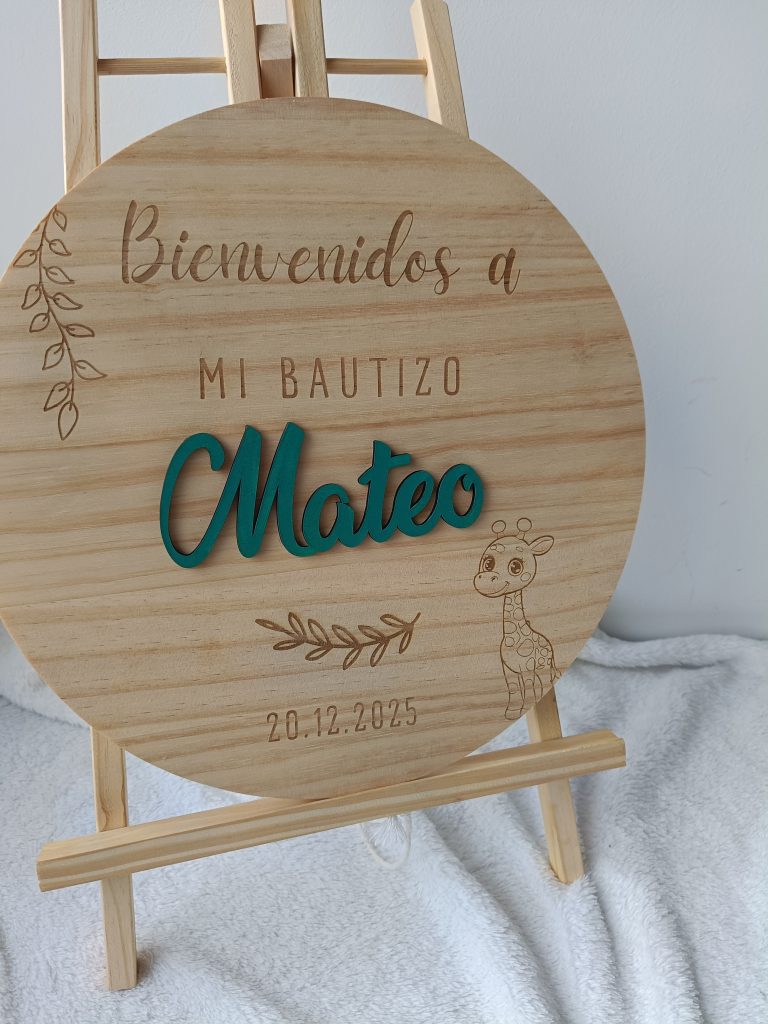 Cartel bienvenida