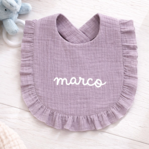 Babero muselina personalizado