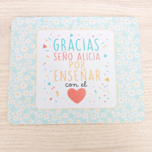 Alfombrilla ratón fin de curso personalizada
