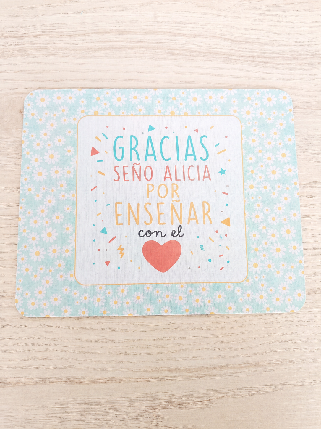 Alfombrilla ratón fin de curso personalizada