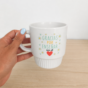 Taza personalizada para profesores y seños (varios diseños)