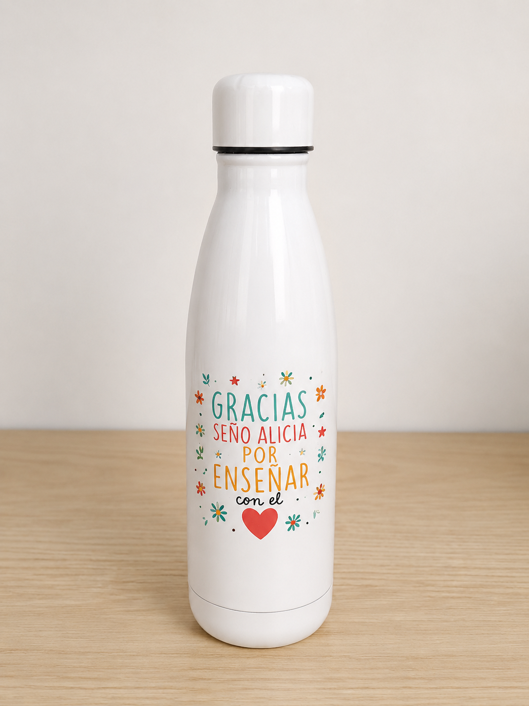 Botella térmica para profesores