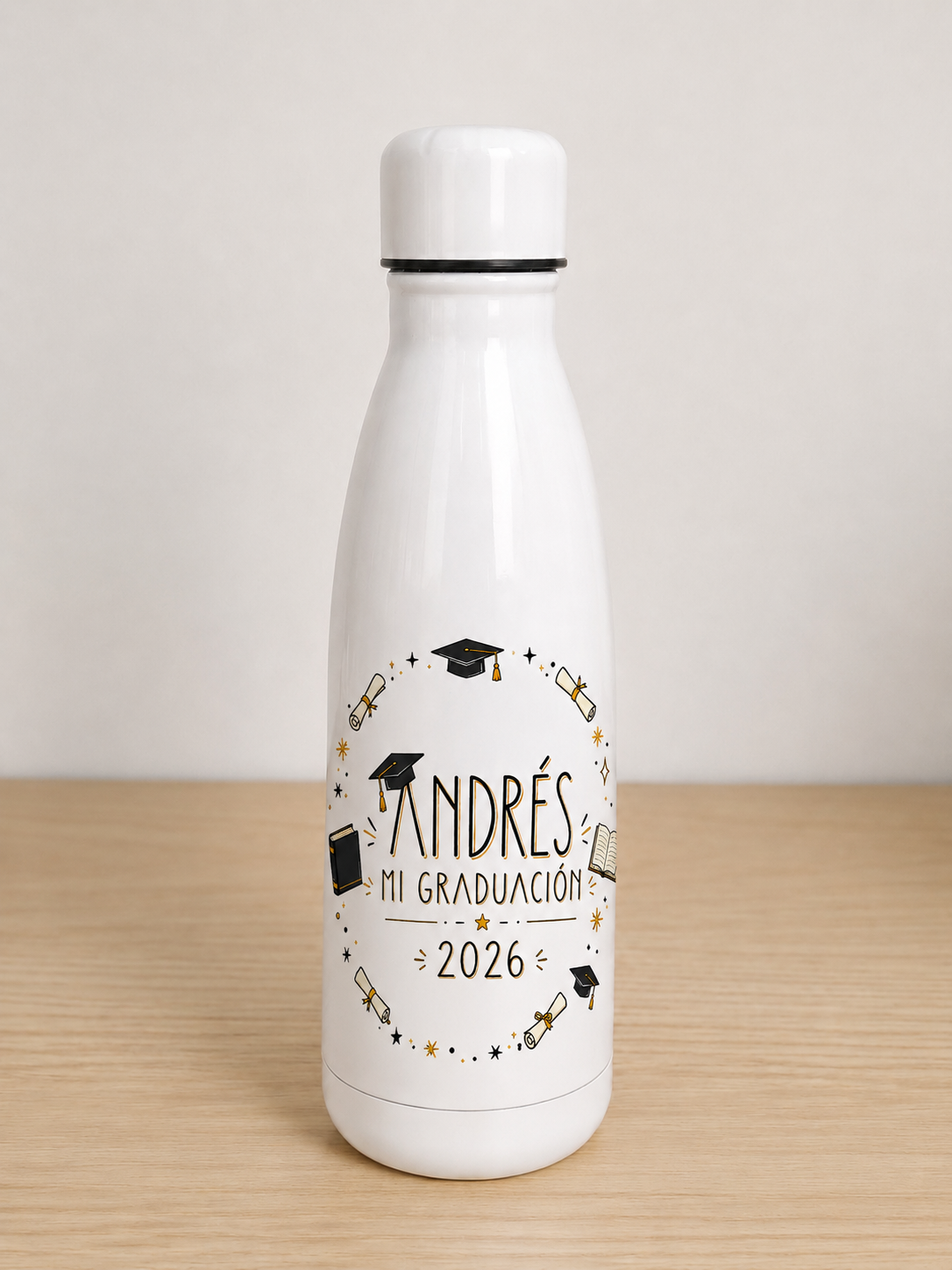 Botella térmica graduación