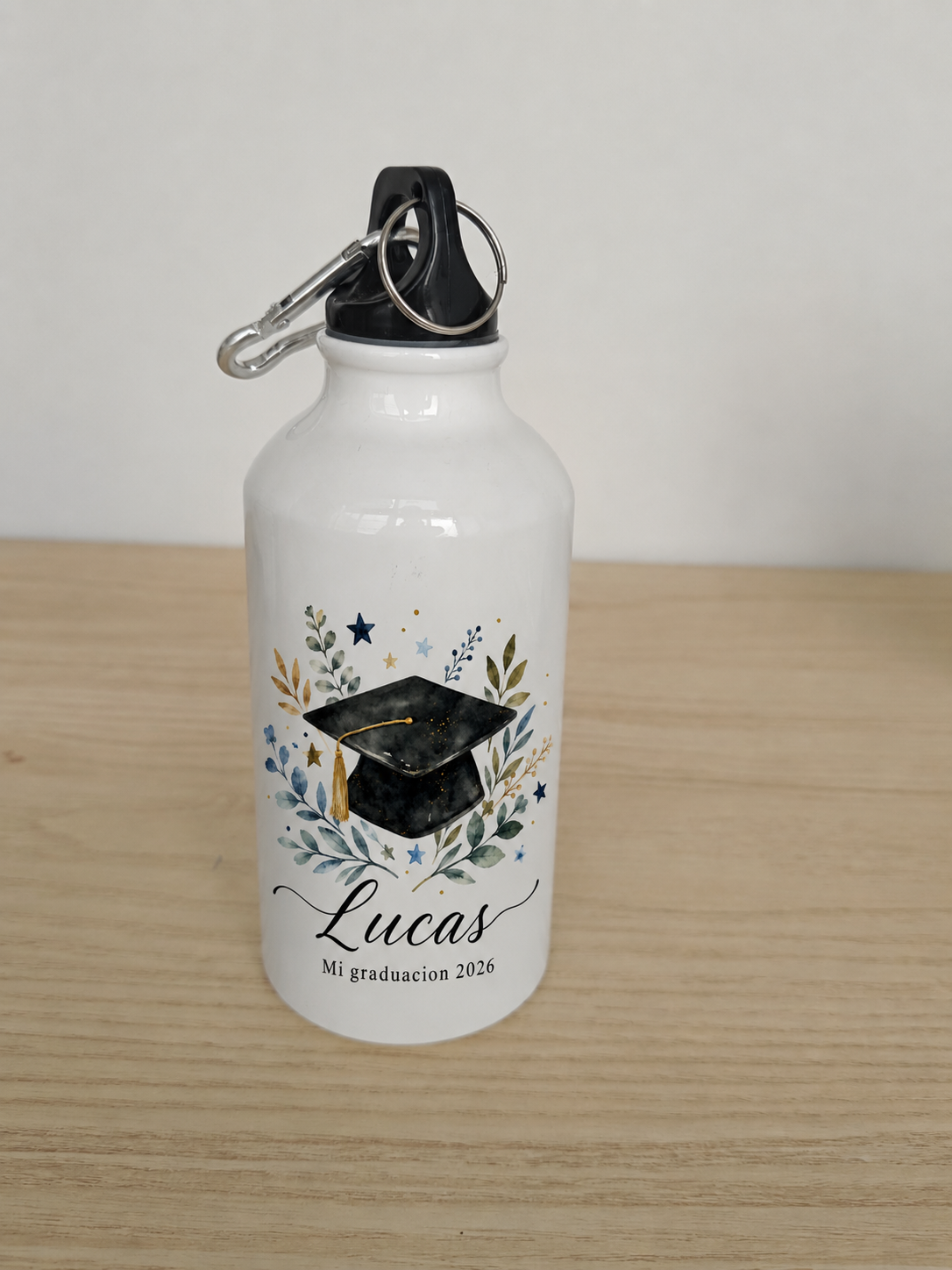 Botella aluminio graduación (varios diseños)