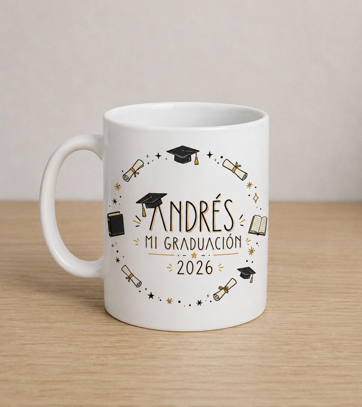Taza graduación (varios diseños)