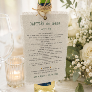 Capitán de mesa botella