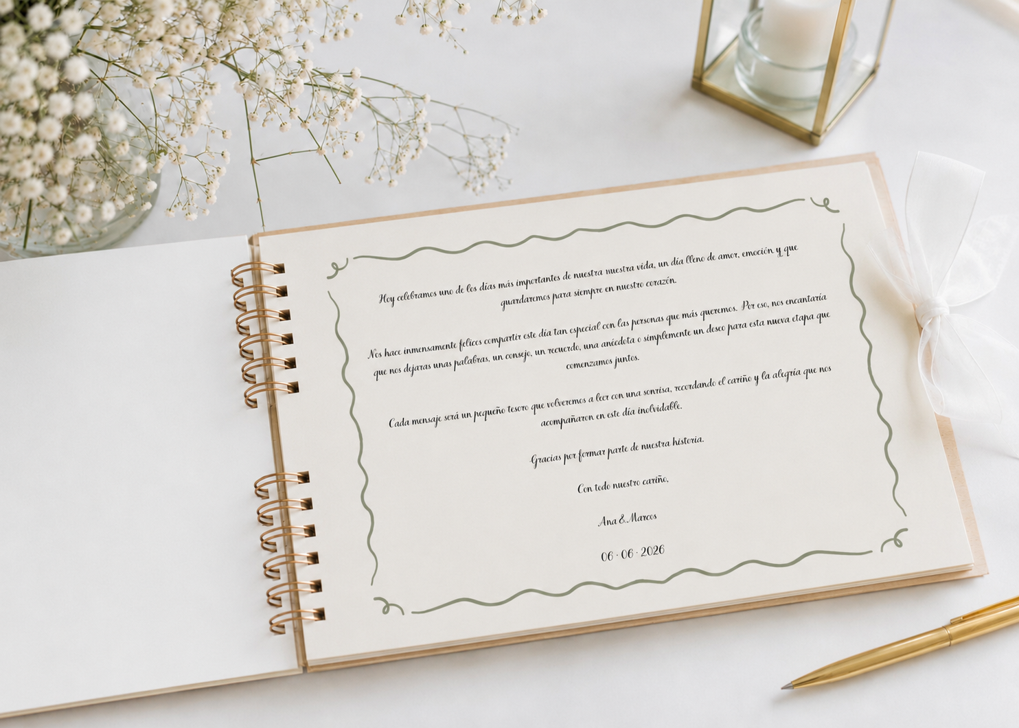 Libro de firmas "Brisa" - Imagen 2