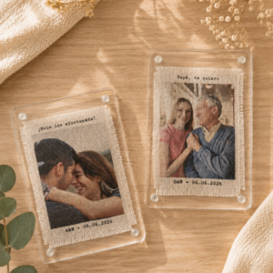 Imán Personalizado con Fotografía Revelada en Lino