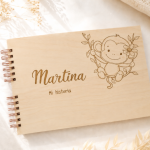 "Libro recuerdos primer año modelo monito"