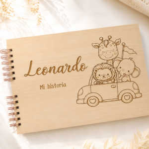 "Libro recuerdos primer año modelo pequeños aventureros"