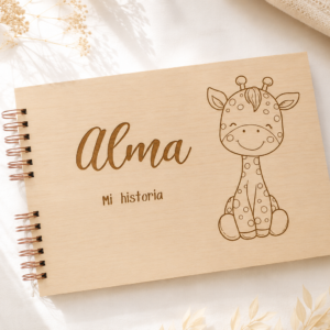 "Libro recuerdos primer año modelo pequeña jirafa"